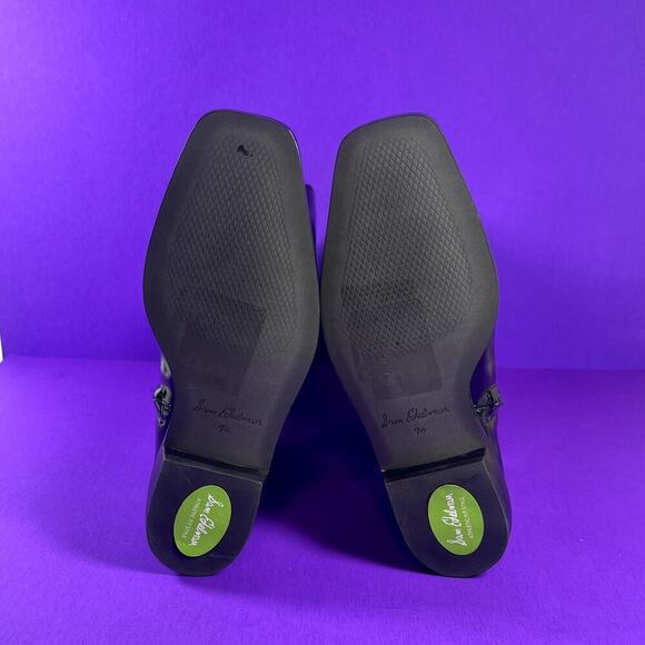 Sam Edelman Women's Black Polished Leather Cesar‎ Riding Boot Shoe Size 7.5-NEW - Picture 7 of 9